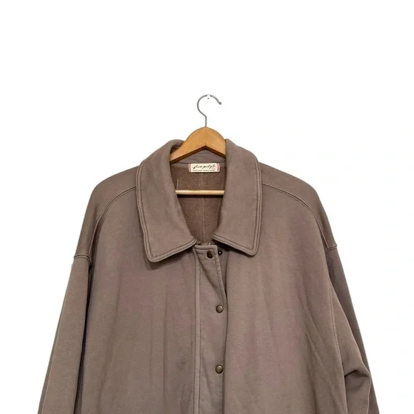 Free People Jacket Alexa Sweatshirt Size XL - Picture 3 of 13